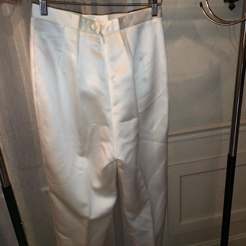 Silk High Waisted Vintage Pants -Size 4